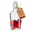 Sklenená fľaša s klipom 180 ml