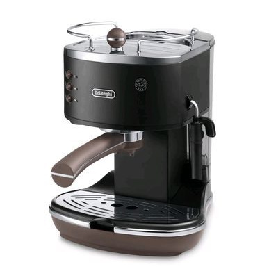 DeLonghi ECOV 311.BK Icona Vintage čierna / Pákový kávovar / 1100W / 1.4 l / 15 bar / penič mlieka (ECOV311.BK)