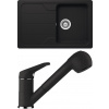 Set Schock S25-2 (dřez Formhaus D-100S Onyx + baterie Cosmo.120 Onyx)