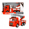 Hasičské auto pull&back - svetlo, zvuk