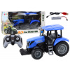 mamido RC Traktor na diaľkové ovládanie 2,4G so zvukmi modrý