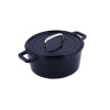 Cs solingen Pekáč s poklicí litinový kulatý se smaltovaným povrchem ALPEN 14 cm modrá CS-079345