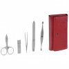Zwilling TWINOX Asian Competence Kožené puzdro Neat, červené, 5 ks. (97092-002)