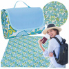 PIKNIKOVÁ DEKA PLÁŽOVÁ PODLOŽKA S IZOLÁCIOU 200x145 VODEODOLNÁ SKLADACIA VEĽKÁ XXL