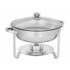 TECHNICA Chafing kulatý se skleněným víkem 3,5 l | TECHNICA, Silver Line