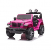 Baby Mix Detské elektrické autíčko Jeep Wrangler Rubicon ružové