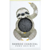 The Konjac Sponge Company Rainforest Sloth Mini Face Puff with Bamboo Charcoal - 1 ks