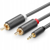 Kábel UGREEN minijack (3,5 mm) - 2x RCA (cinch) 2 m