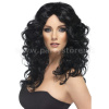 Parochňa - GLAMOUR - čierna, dlhá 55 cm s kučerami, dámska