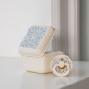 BIBS x LIBERTY krabička na cumlíky - Ivory Krabička na cumlík a sterilizačný box
