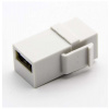 PremiumCord USB propojka USB2.0, pro instalaci do keystone zásuvky (kur-27)