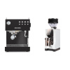 Ascaso Steel UNO, Black + Eureka Mignon Zero, CR white