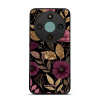 Lesklý kryt na mobil Honor Magic 8 Lite - Mobiwear Glossy G170G, fialová kvítka (Prémiové lesklé pouzdro, obal, kryt Mobiwear Glossy na mobil Honor Magic 8 Lite 5G s motivem)