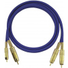 cinch audio kabel [2x cinch zástrčka - 2x cinch zástrčka] 0.50 m modrá pozlacené kontakty Oehlbach NF 1 Master