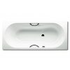 Kaldewei Ambiente - Obdĺžniková vaňa Vaio Set Star 957, 160x70 cm, s otvormi na držadlá, biela-vaňa, neštandardný prepad 233727090001