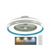 V-Tac | LED Stropné svietidlo s ventilátorom LED/45W/230V 3000/4000/6500K modrá | VT1376