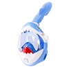 Maska šnorchlovacia Shark, celotvárová, pre deti 4+, XS, modrá PRO-8050178