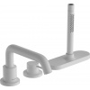 Hansgrohe Tecturis S - Batéria na okraj vane, 3-otvorová inštalácia, sBox, matná biela 73447700