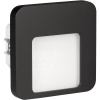 Zamel 01-221-62 Moza LED vstavané nástenné svietidlo LED pevne zabudované LED osvetlenie 0.42 W čierna; 01-221-62