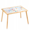 VEVOR Stół Do Zabawy 52x74CM Z Dwustronnym Blatem Stolik Sensoryczny