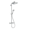 Hansgrohe Croma Select S - Sprchová súprava Showerpipe 280 s termostatom, EcoSmart 9 l/min, chróm 26794000