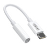 Joyroom adaptér 3.5 mm jack / USB-C biely SH-C1