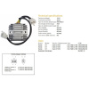 DZE 2501-01 DZE REGULÁTOR NAPÄTIA HONDA NTV 650 '88-'91 12V 35A (SH538C-12) (31600-MN8-008) (31600-MN8-028) (ESR252)