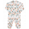 Dojčensky overal - Pajacyk Nini 86 Orange (Nini Clown Dojidlá pastelové kvety R.86)