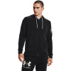 Mikina Rival Terry FZ HD Black - Under Armour barva: černá, velikost: M