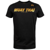 Pánské tričko Venum Muay Thai VT - Black/Gold Velikost: S