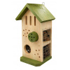 Hmyzí hotel s 3 poschodiami – výška 32 cm, 4 farby na výber Farba: zelená farba