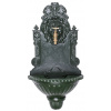 STREND PRO Záhradné umývadlo Gardens WB-006G, zelené - zliatina (410 x 210 x 765 mm)