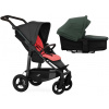 TFK Mono4 2v1 Anthracite with Red Higlights Combi carrycot + Seat unit Nafukovacie kolesá Hlboká vanička Olive