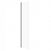 Cersanit Mille, sprchová zástena typu Walk-In 50x200 cm, 8mm číre sklo, čierny profil, S161-016