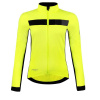 Force FROST LADY fluo-čierna dámska softshell cyklobunda - XS