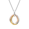 Strieborný prívesok Hot Diamonds Trio Teardrop RG DP780