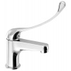 Bruckner HOSPITAL SIEGER stojánkova umývadlová batéria bez výpuste, výška 150mm, lekárska páka, chróm 914.004.1