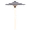 zahrada-XL Záhradný parasol tmavosivý 150x210 cm bambus 4108084
