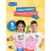 Omaľovánky s nažehľovacími obrázkami Prasiatko Peppa