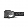 100% Accuri 2 Junior, MX okuliare - Black/Clear Lens