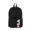 Unisex batoh Fila Fulda s veľkou prednou vreckom - čierny (Tento klasický unisex batoh Fila Fulda v elegantnej čiernej farbe je ideálny na každodenné použitie. Umožňuje pohodlné nosenie vďaka nastavit