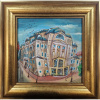 Košice - Divadlo - Mgr. Lucia Chocholáčková - Originálny, ručne maľovaný obraz S (do veľkosti 45x45cm) Viac farieb