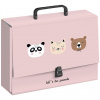 BEBE Friends Girls lamino aktovka/kufrík s pútkom 31x25x8cm