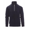 PAYPER VANCOUVER 000012-0001 / Pánska mikina s polozipsom - navy blue/biela XL