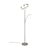 LED stojacia lampa v striebornej farbe (výška 180 cm) Willis – Trio