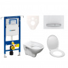 Siko Cenově zvýhodněný závěsný WC set Geberit do lehkých stěn / předstěnová montáž + WC Ceramia S-Line Pro 111.355.00.5ND8