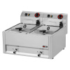 Fritéza elektrická dvojitá 0,75 kW/l, 8+8 l bez podstavy 400 V | REDFOX - FE 60 ELT