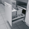 Hailo 600 SEPARATO-K 1x 18L 2x 8L V 340mm svetlo šedá
