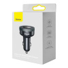 Baseus Baseus Car Charger Bluetooth FM Transmitter Enjoy Car with LED display Wireless U+U+3,5mm audio+TF MP3 Charger BT 5.0, 3.4A Black (CCLH-01)