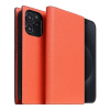 SLG Design puzdro D8 Neon Full Grain Leather Diary pre iPhone 15 Pro Max - Coral SD-D8N-DC-IP15PM-CR